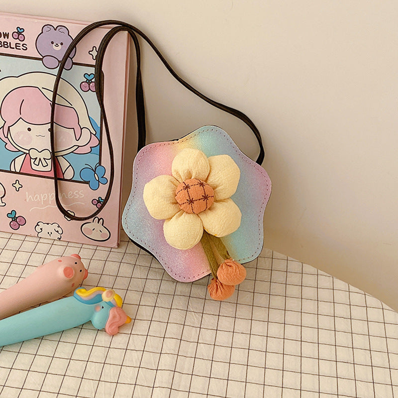 Al por mayor lindo bolso para niños de hombro de flores al por mayor